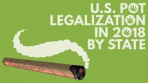 US states that will vote on marijuana legalization in 2018