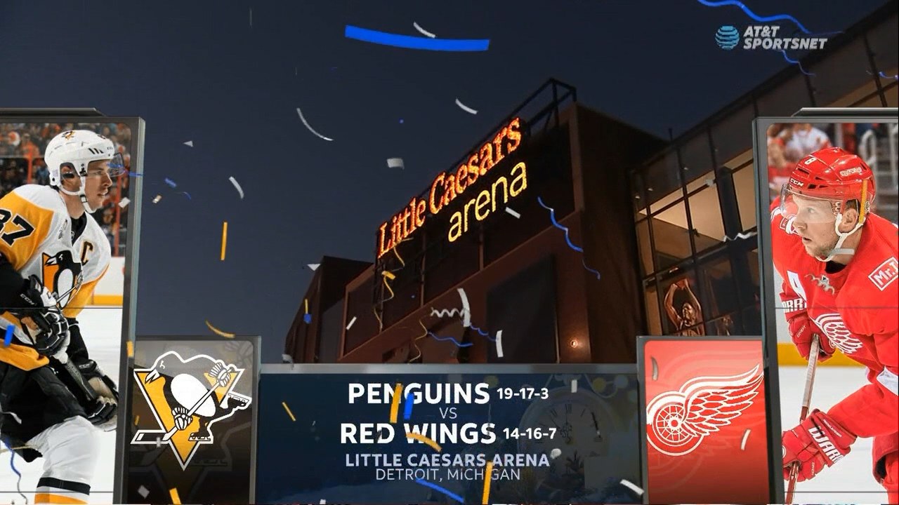 Penguins @ Red Wings (12/31/2017)