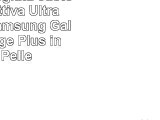 MANNA  Pregiata custodia protettiva UltraSlim per Samsung Galaxy S6 Edge Plus in Vera
