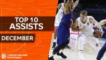 Turkish Airlines EuroLeague, Top 10 Assists, December