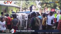 Truk Ugal-Ugalan Tabrak Seorang Pengendara Motor Hingga Tewas