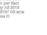 Bianco Custodia Pelle Ultra Slim per Samsung Galaxy A5 2016 SMA510SMA510F 4G smartphone