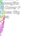 Terrapin Premium di cuoio del raccoglitore per LG G5 Cover Pelle Colore Rosa Giglio