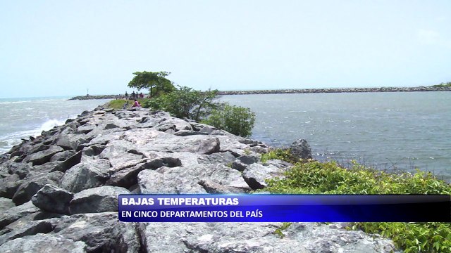 Bajas temperaturas en 5 departamentos del país
