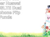 Nera Custodia Pelle Stand Up per Huawei Honor 3C 4GLTE Dual Sim smartphone  Flip Case