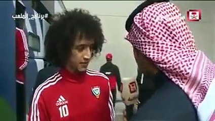 تصريح نجم الامارات عموري قبل مواجهة العراق بكاس الخليج .ورأيه بالمتتخب العراقي