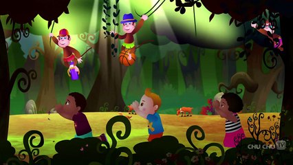 Five Little Monkeys Jumping On The Bed - Nursery Rhymes Karaoke Songs _ ChuChu TV Rock 'n' Ro