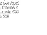 Custodia in pelle Hawaii  Fucsia per Apple iPhone 4 iPhone 5  Microsoft Lumia 435 Lumia