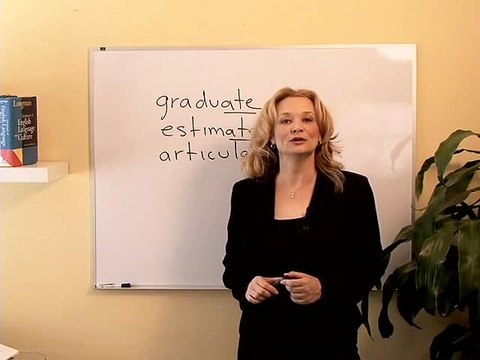 Nouns, Verbs, and Adjectives Ending in –ate