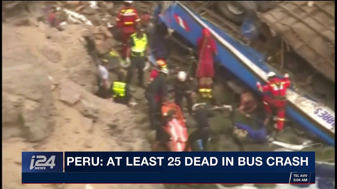 i24NEWS DESK | Peru: at least 25 dead in bus crash | Tuesday, January 2nd 2018