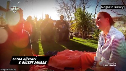 مشاركة الممثلة جيدا دوفنجي وزوجها بولنت شاكراك في برنامج صوت تركيا - مترجم للعربية