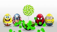 LEARN COLORS CANDY and ICE CREAM! Surprise Eggs for kids!-LoY8BQ_oxkU