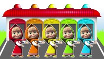 Learning Colors with Masha and the Bear Fingers Family Nursery Rhymes-uKk91qy