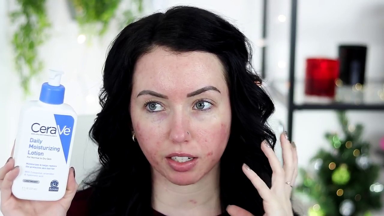 DRY SKIN FOUNDATION ROUTINE & SKIN PREP! GLOWY AND FLAWLESS | Fair Skin & Acne Scarring