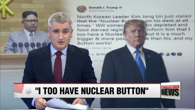 U.S. President Trump tweets he too has nuclear button, much bigger and powerful one
