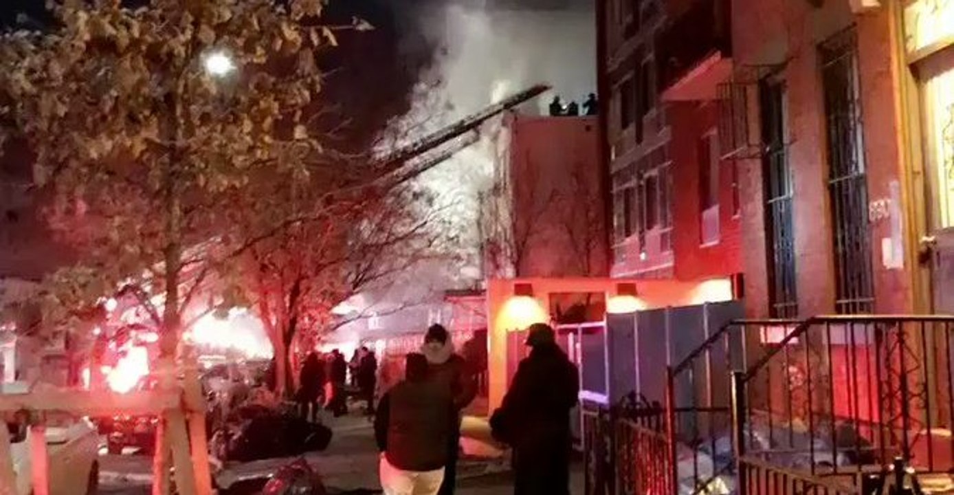 Three Firefighters, One Officer Injured During Crown Heights Blaze