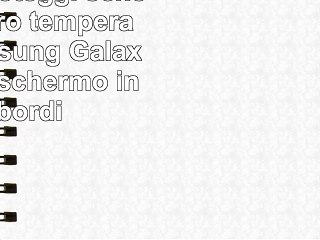 PremiumProteggi schermo in vetro temperato per Samsung Galaxy S6 Edge schermo intero