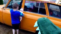 Bad Kid Baby Crying Johny Johny Yes Papa Nursery Rhyme Songs Kids Giant Dinosaur Playground for kids
