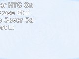 iCareR Custodia in Vera Pelle per HTC One M8 Flip Case Etui Portafoglio Cover Card Slot