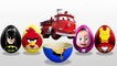 LEARN COLORS! Firetruck! Spiderman! Angry Birds! Masha and the Bear! Su