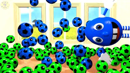 ⚽ Colors Learning For Kids - The Soccer Ball Pit Show - Mr Eg
