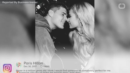 Paris Hilton just got engaged and her ring is unreal