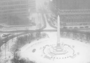 Timelapse Shows Blizzard Conditions Around McKinley Monument