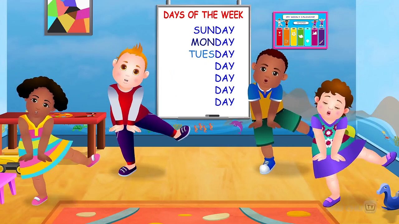 Days of the Week Song - 7 Days of the Week – Nursery Rhymes & Children's Songs