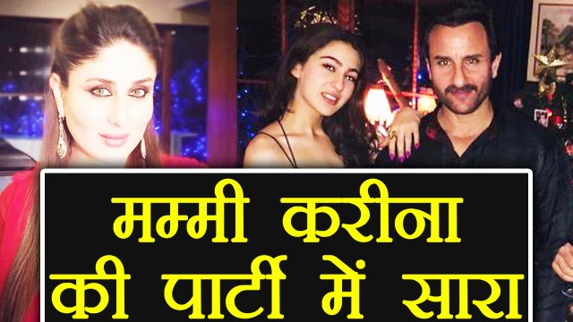 Sara Ali Khan photos from Kareena Kapoor's Christmas Party with Saif Ali; Must watch | FilmiBeat