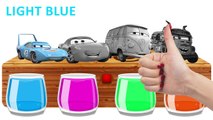 Disney Cars 3 Mcqueen Bathing Colors FUNNY Learn Colors With cars 3 Finger Family Songs