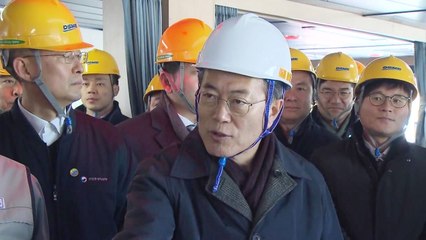 문 대통령, 새해 첫 현장 방문 "조선업 혁신안 곧 마련" / YTN