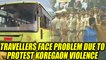 Mumbai Bandh: Commuters face problems after Bhima Koregaon protest, Watch | Oneindia News