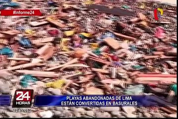 Playas de Lima en estado de abandono se han convertido en basurales