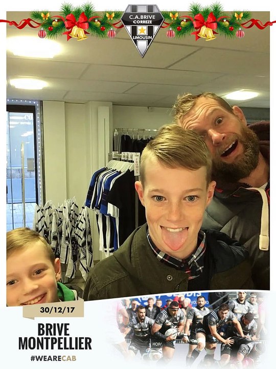 Les supporters à la boutique pendant les fêtes !