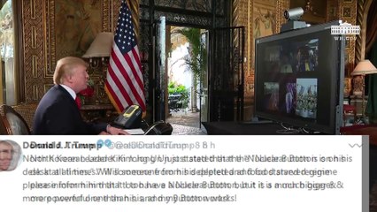 Trump contesta al "botón nuclear" de Kim Jong Un