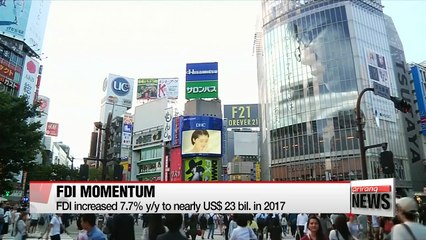 Level of FDI to Korea last year reached all-time-high