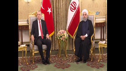 Cumhurbaşkanı Erdoğan, İran Cumhurbaşkanı Ruhani ile telefonda görüştü