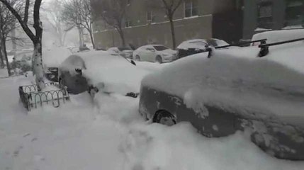 Le blizzard qui s'abat sur la côte Est des États-Unis en images