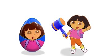 DORA SURPRISE EGGS for Kids TOYS  Cars Cartoon for Toddlers top Colors for Children-DG-izjO3ZH8