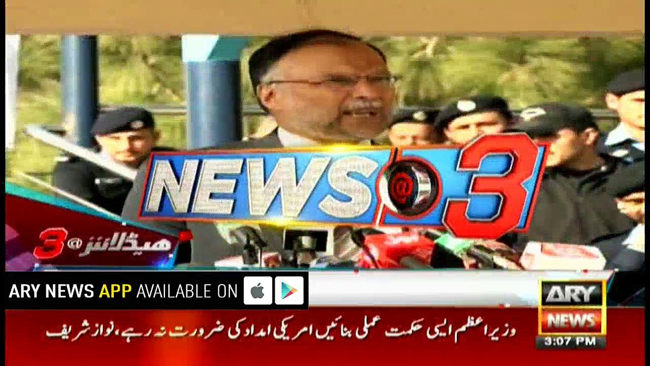 Headlines 1500 3rd January 2018