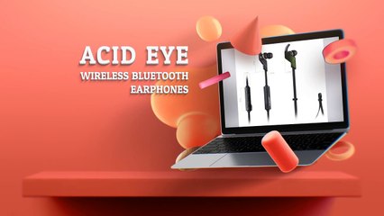 High Quality Bluetooth Earphones with mic (BRAND - ACID EYE)