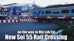 The new Soi 55 Rail Crossing in Hua Hin, on the way to Hin Lek Fai