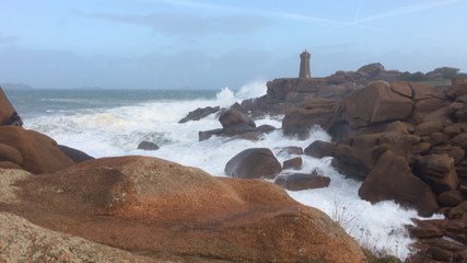 Ça souffle fort sur Ploumanac’h