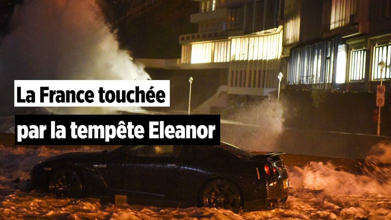 Tempête Eleanor : les impressionnantes images de son passage en France