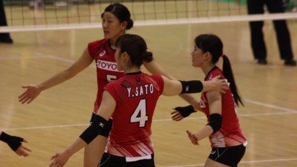 佐藤優花選手(Yuka Sato)トヨタ自動車ヴァルキューレ【平成29年度皇后杯全日本バレーボール選手権大会】2017.12.15ファイナルラウンド初日東京体育館