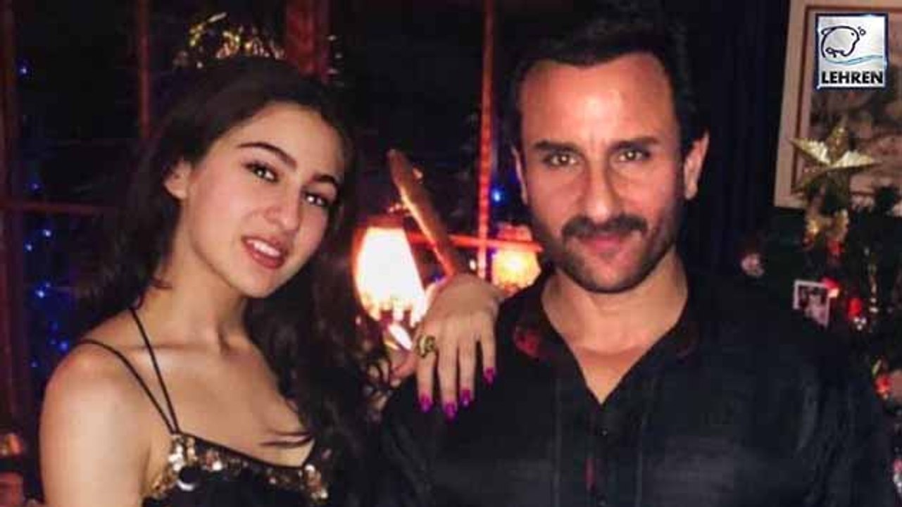 Sara Ali Khan Parties With Dad Saif Ali Khan