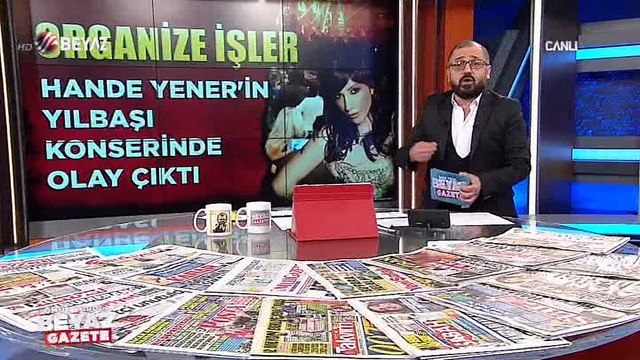 Hande Yener'in yılbaşı konserinde olay çıktı