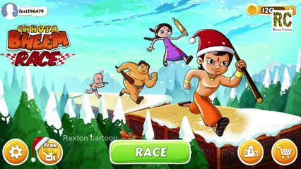 Chhota Bheem Race - Christmas Update Online Kids Game Play |Rexton Cartoon