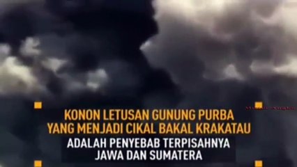 GUNUNG KRAKATAU MELETUS PISAHKAN PULAU JAWA DAN SUMATERA | Mistery Unik