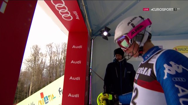 Кубок мира по горнолыжному спорту 2017-18 Загреб Женщины Слалом 1-я попытка